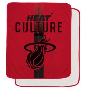 Pegasus Sports 2024-25 City Edition Miami Heat 60"x70" Blanket